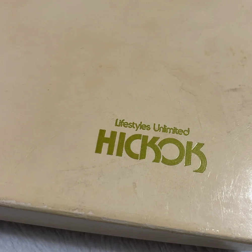 NWT Vintage Hickok Black Leather Wallet
